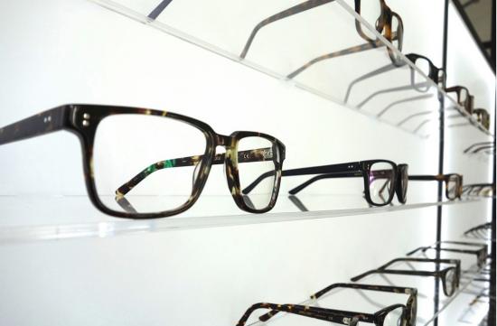 Designer eyeglasses at at Dr. Dorothy Park & Associates